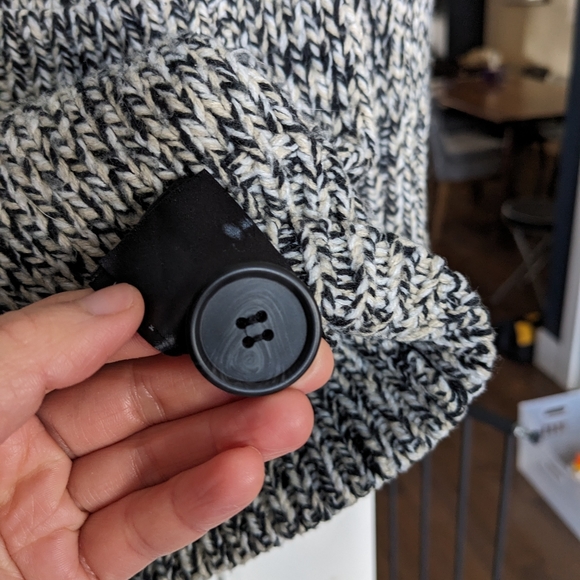 Oversize cardigan with pockets - Picture 7 of 7